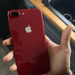Red iphone 8 plus UNLOCKED! No carrier