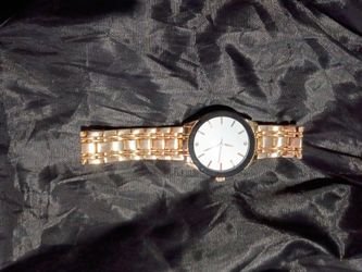 Rose Gold Tone Analog Wrist Watch