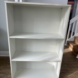 Sharniece Storage 3-Shelf Bookcase