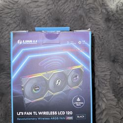 Lian Li UNI FAN TL Wireless LCD 120 (Triple Pack, Black) - NEW!