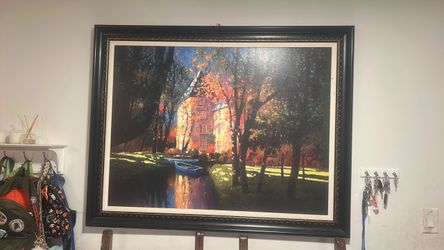 Large Framed Landscape Art Print