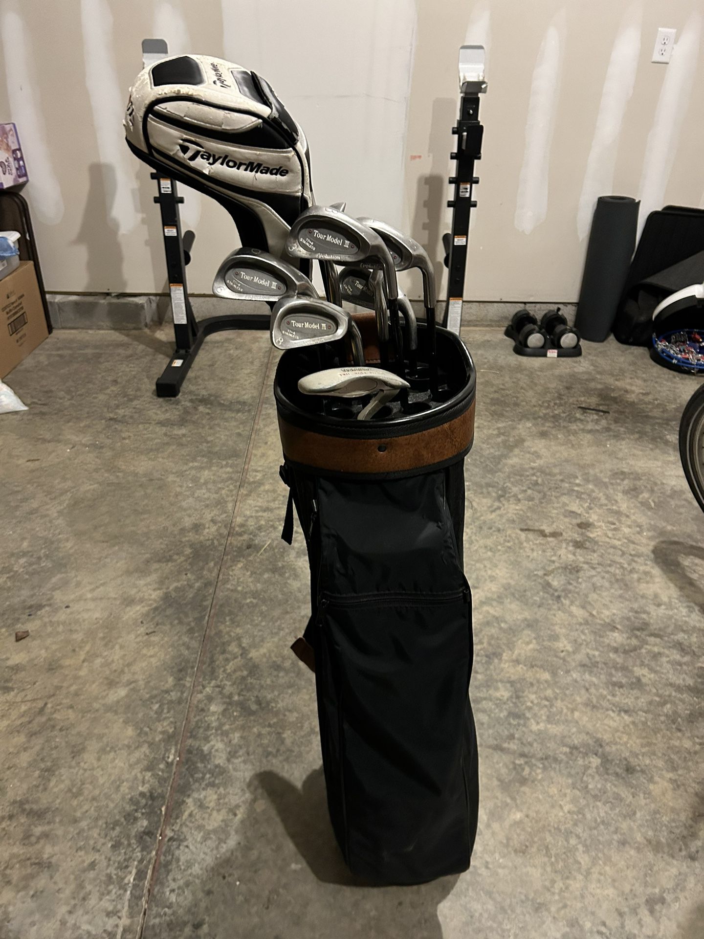 Golf Club Set & Cart Bag