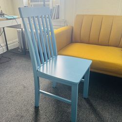 Ikea Blue Chairs (4 Chairs)