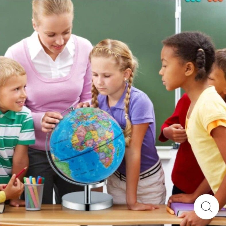 3-in-1 Illuminated World Globe with Stand and 88 Constellations – The Ultimate Learning Tool for Curious Minds!