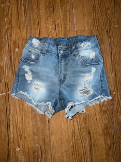 Stretchy Jean Shorts Sz M