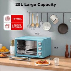 Galanz Retro Toaster/Oven 8 In 1 Good Condition. Located In Mesquite, TX