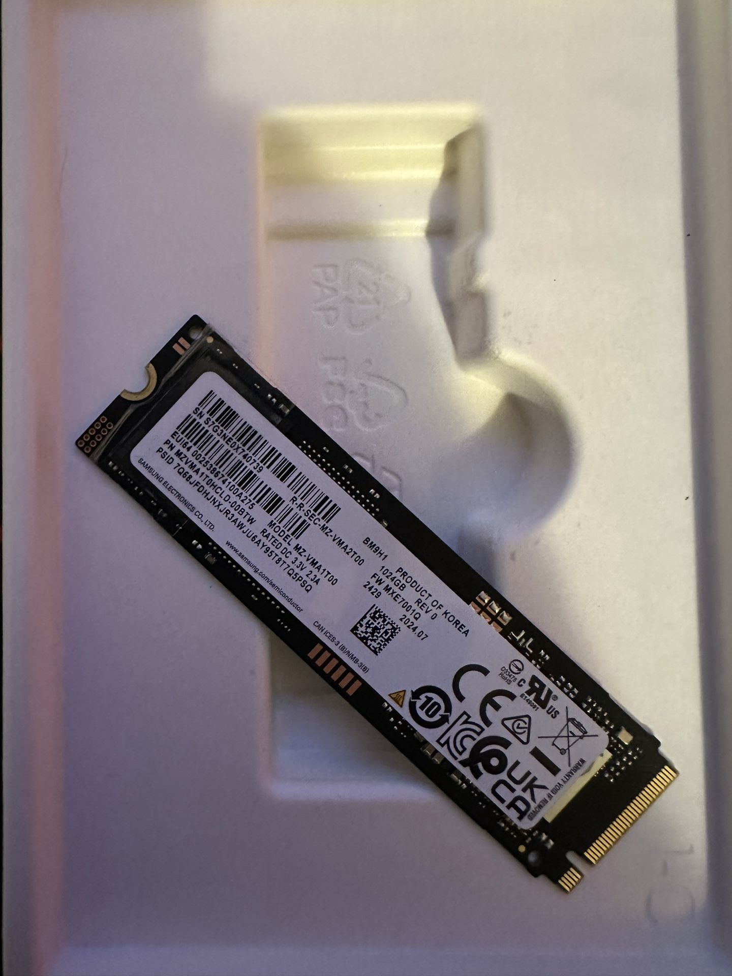 Samsung M.2 1Tb