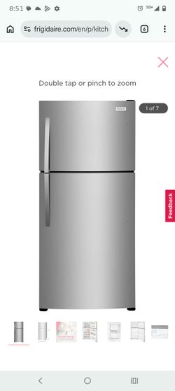 Free stainless fridge Frigidaire brand