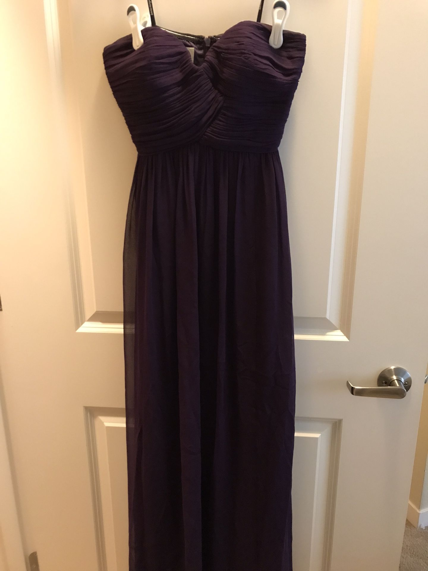 Size 0 Purple Gown/dress Homecoming