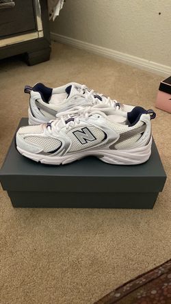 New Balance 530 White Navy Sneakers