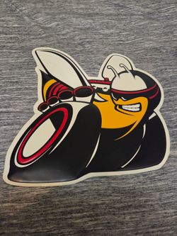 Dodge charger Mascot Die-Cut metal poster