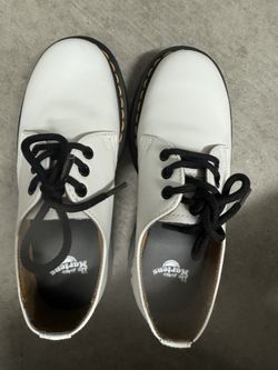 White Dr. Martin shoes