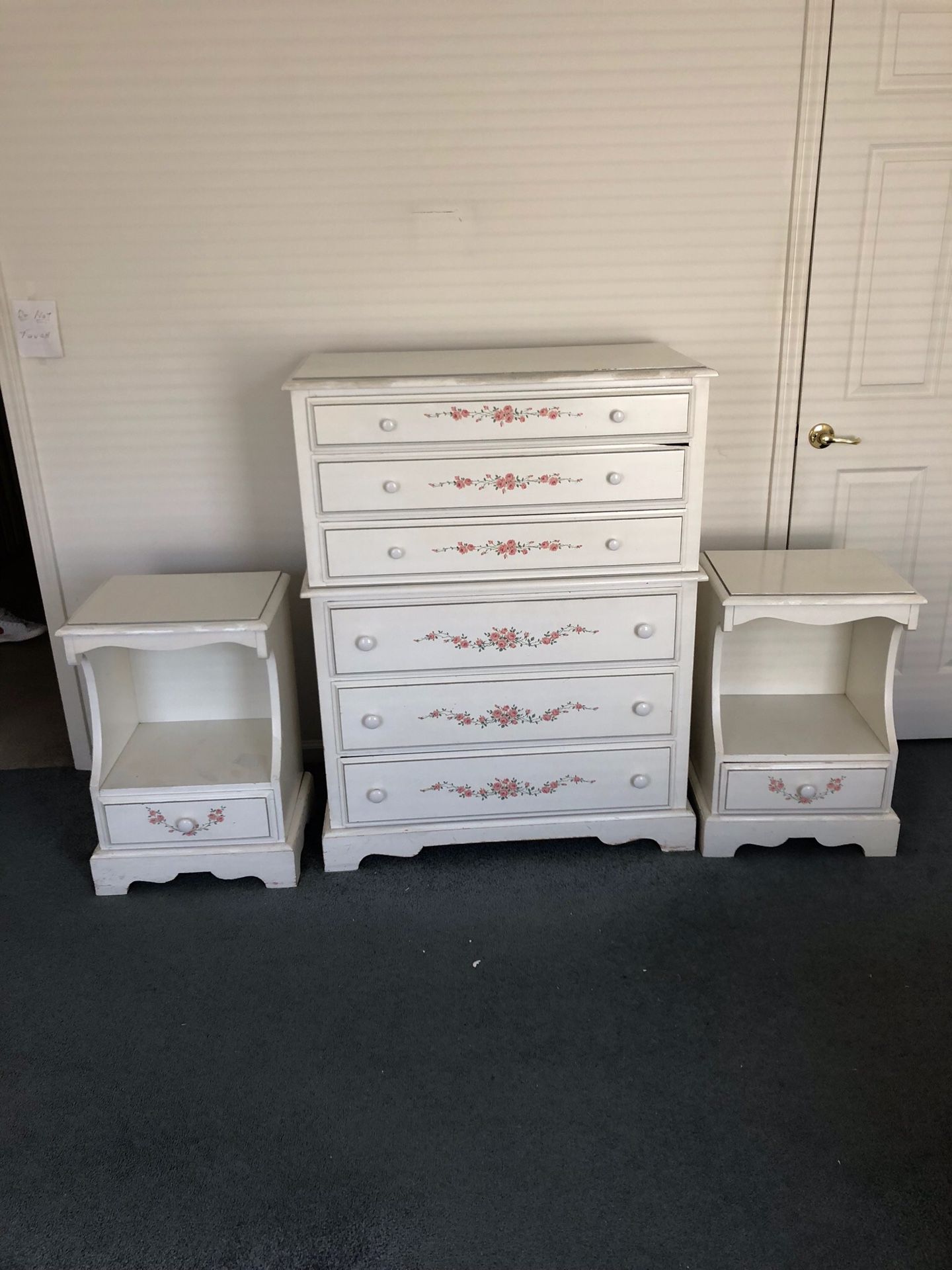 Dresser and end tables
