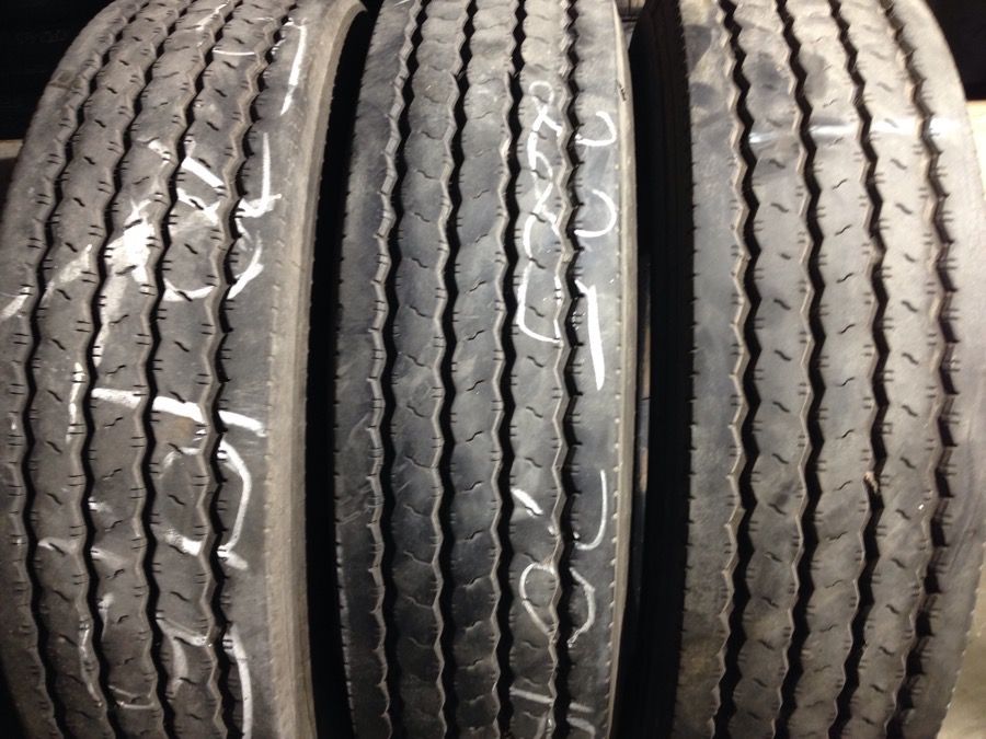 3 Tires 225-70R19.5 Dynatrac High Tread