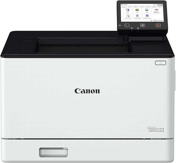 Canon Color imageCLASS LBP674Cdw II - Wireless, Duplex, Laser Printer with 3 Year Limited Warranty, 35 PPM