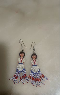 New mexico earrings beads