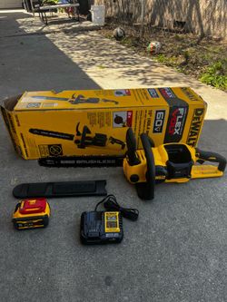 New Dewalt 60v flexvolt chainsaw