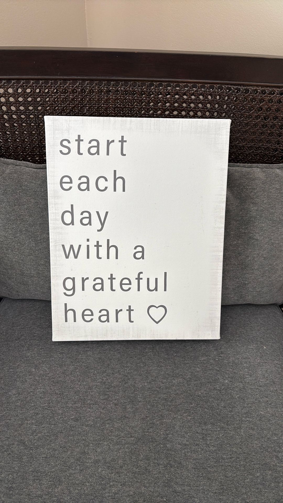 Wall Canvas With Words