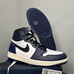 Jordan 1 Midnight Navy Sz 10.5 New 