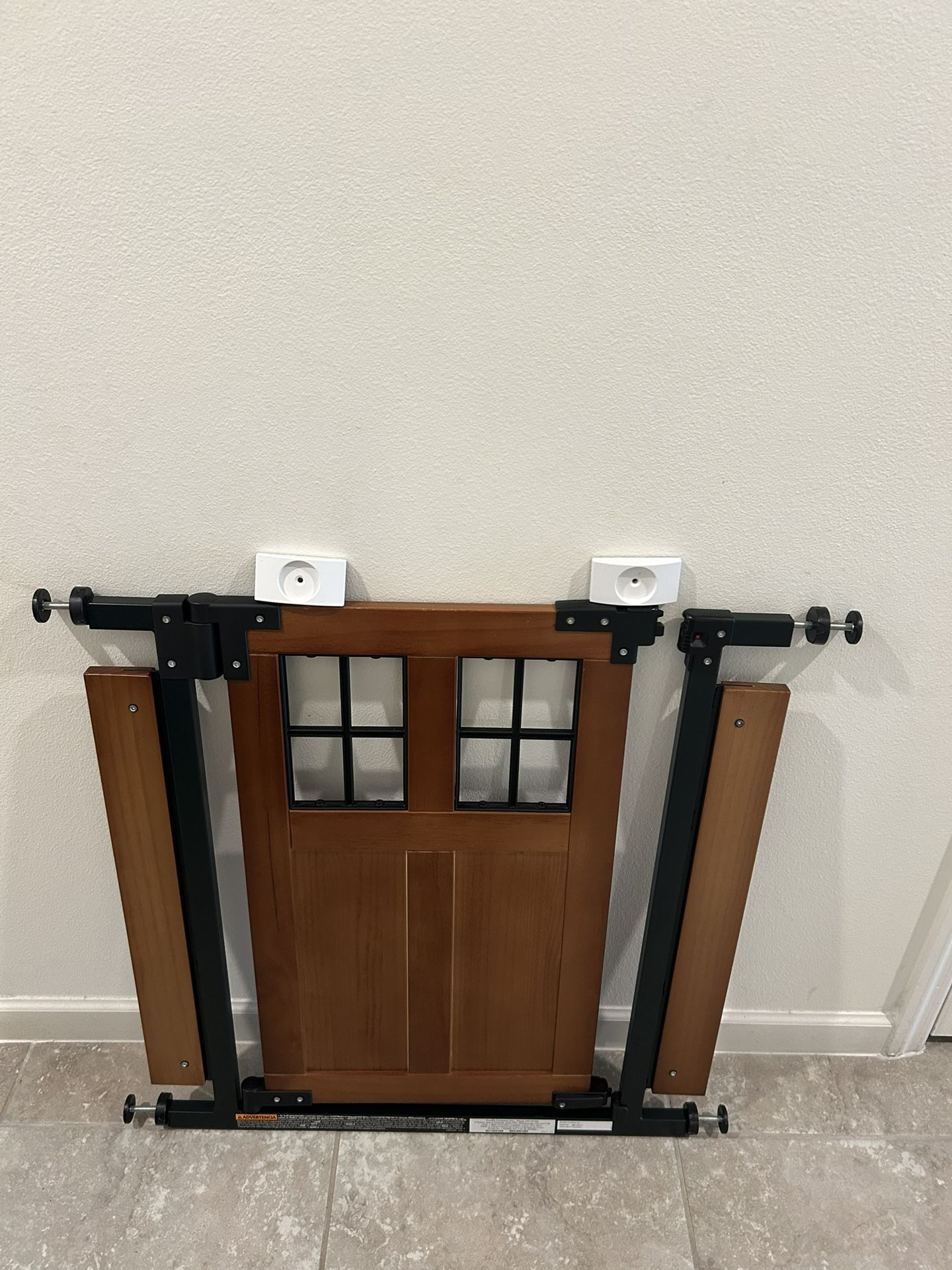 Barn Door Walk-Thru Baby Gate