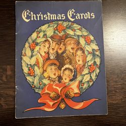 Christmas Carols Sheet Music Illustrations FD Lohman Whitman 1945