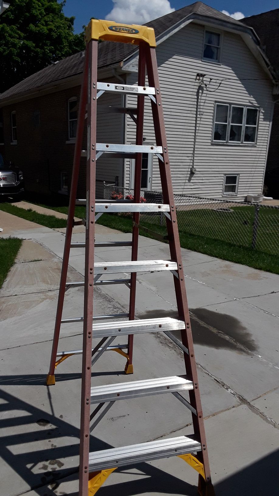 8 ft ladder fiberglass