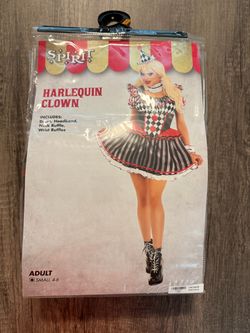 Spirit Harlequin Clown Costume