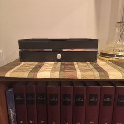 Wood Black Jewelry Box With Drawer