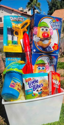 Mr. & Mrs. Potato Kids Happy Birthday Basket (Delivery Available) 🛻🔥