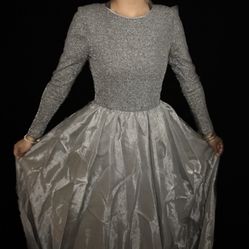 Prom grey dress 