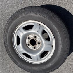 1 Only - 205/70r15 5x4.5 5x114.3 Stock Honda CR-V Civic Tacoma Camry Wheels Rims Tires!!!!