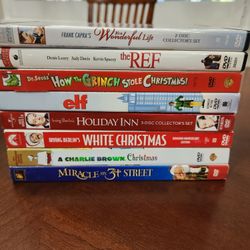 8 Xmas DVDs - Old and New - All for $20