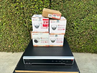 Hikvision ColorVu NVR Security Camera System Bundle