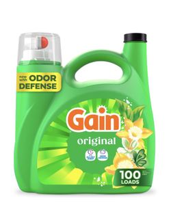 Gain Detergent Liquid. 132 Fl OZ.