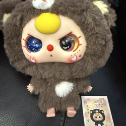 Baby Three Big Head Baby Zipper Bag