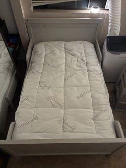 Twin Bed Frame with Mattress
