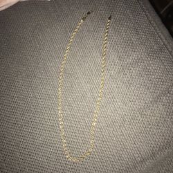 Solid Gold 14k Chain 22’ 