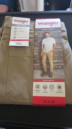 Wrangler Cargo Pants Regular Fit 34x30 New Price Firm in Corona92879
