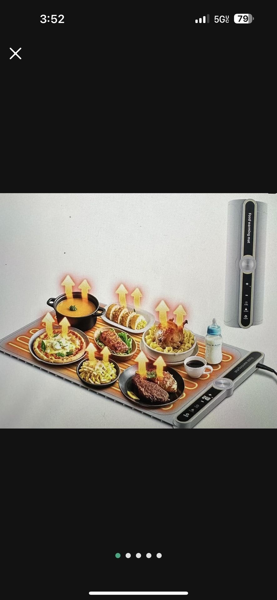 Warming Mat For Food