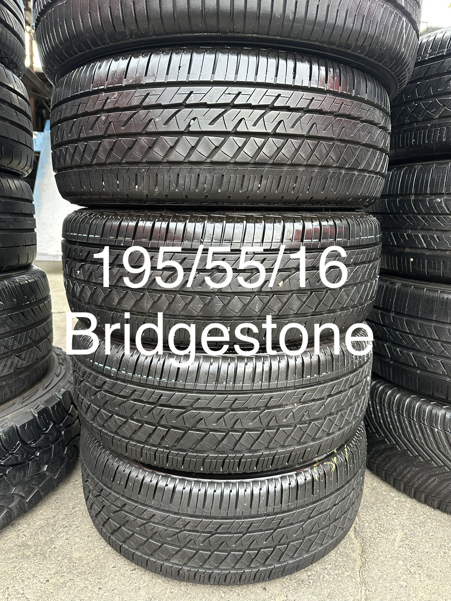 195/55/16 (4) Bridgestone DriveGuard