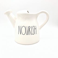 Rae Dunn NOURISH Ceramic Watering Pot