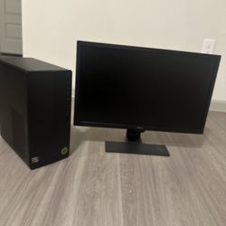 Gaming Pc and Monitor