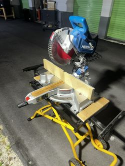Hercules Sliding Saw 12” With Dewalt Cart