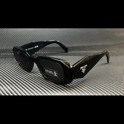 PRADA PR 17WS 1AB5SO Black Grey Women’s 49mm Sunglasses
