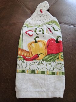 Hanging Dishtowels Peppers Chili Pepper Pepper (2 Available) New