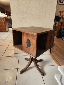 Vintage Rotating Side Table