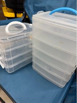 2 multi storage containers smaller new other used