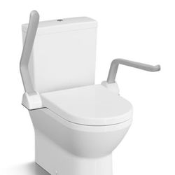  Toilet Safety Rails, Toilet Safety Frame with Foldable Arms 