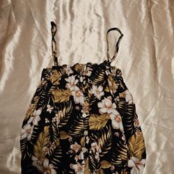 Rip Curl Playabella tropical floral print sleeveless button-front top