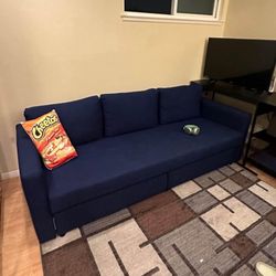 Blue sofa Couch / Bed
